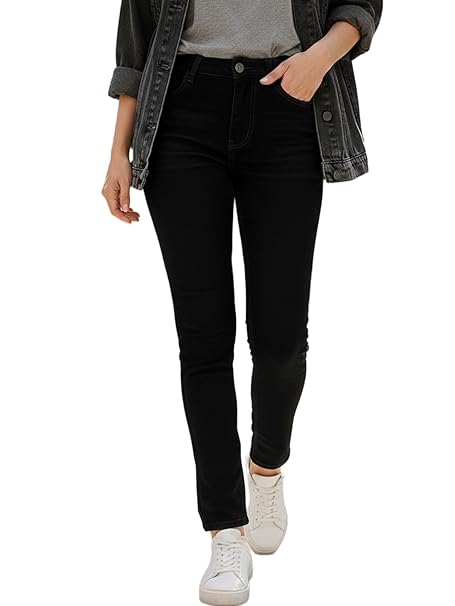 Urbano Fashion Women's Skinny Fit High Rise Jeans