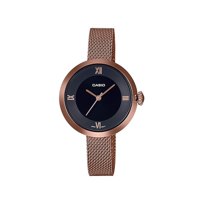 Casio Enticer Analog Black Dial Women's Watch - LTP-E154MR-1ADF (A1853)