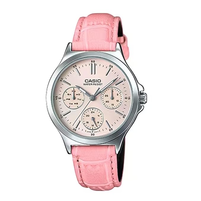 Casio Enticer Lady's Analog Red Dial Women's Watch - A1150 (LTP-V300L-4AUDF)