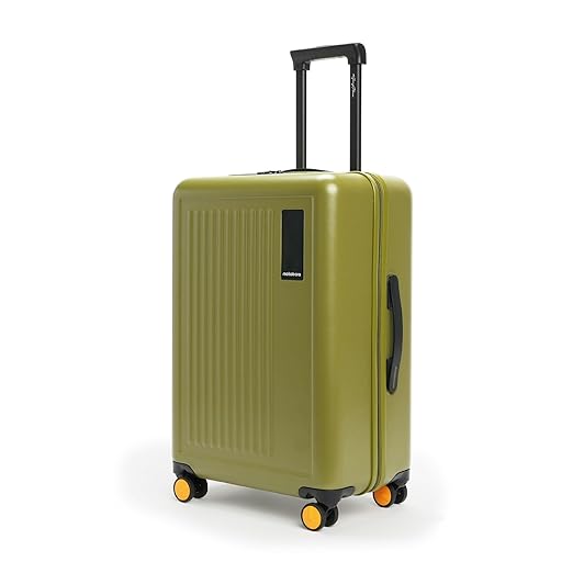 MOKOBARA The Transit Luggage Poly-Carbonate Hard Sided 8 Silent Ninja Wheels for Travelling (So Matcha, Check-in Medium) Visit the MOKOBARA Store