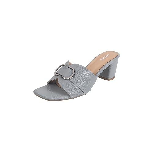 Mochi Women Block Heel Fashion Slip-on Sandal