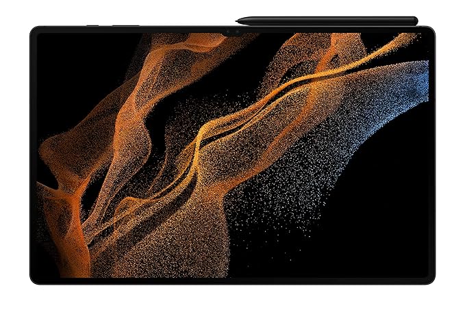 Samsung Galaxy Tab S8 Ultra 37.08 cm (14.6 inch) sAMOLED Display, RAM 12 GB, ROM 256 GB Expandable, S Pen in-Box, Wi-Fi+ 5G Tablet, Graphite