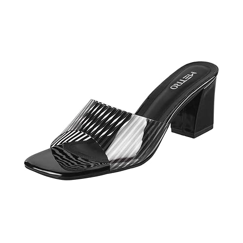 Metro Women Block Heel Fashion Sandal