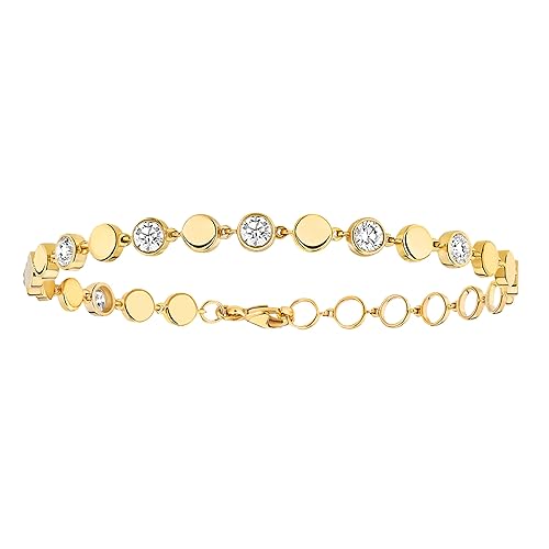 MINUTIAE Adjustable Stylish Dazzling Party Bling Stackable Bracelet for Women