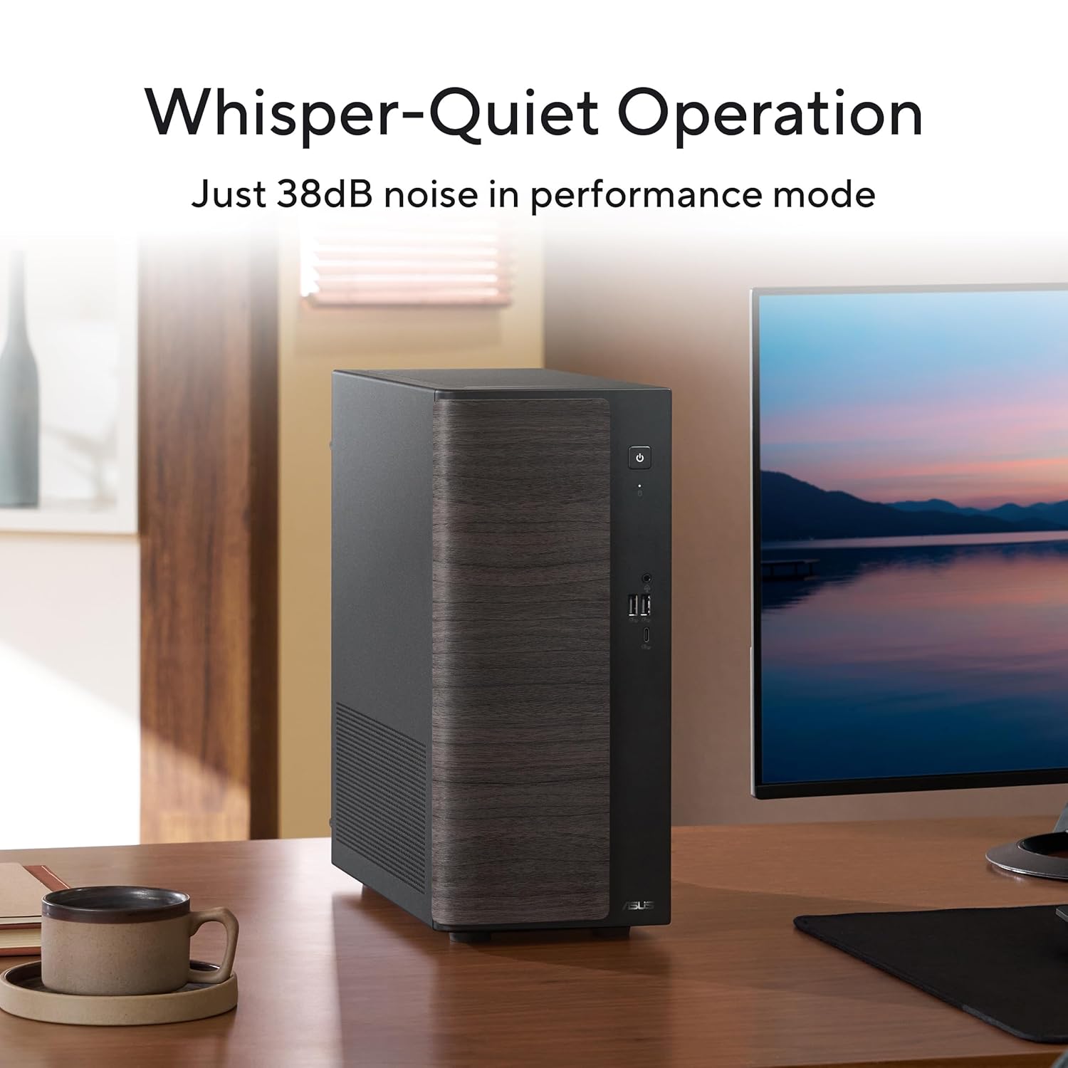ASUS V500 (2026),Intel Core 5 210H (14th Gen),Intel UHD iGPU, 8GB RAM, 512GB SSD,Windows 11 Home,M365 Basic(1 Year)* Office 2024, Black, 6 Kg, V501MV-05210H006WS, with wired Keyboard & Mouse, Tower PC