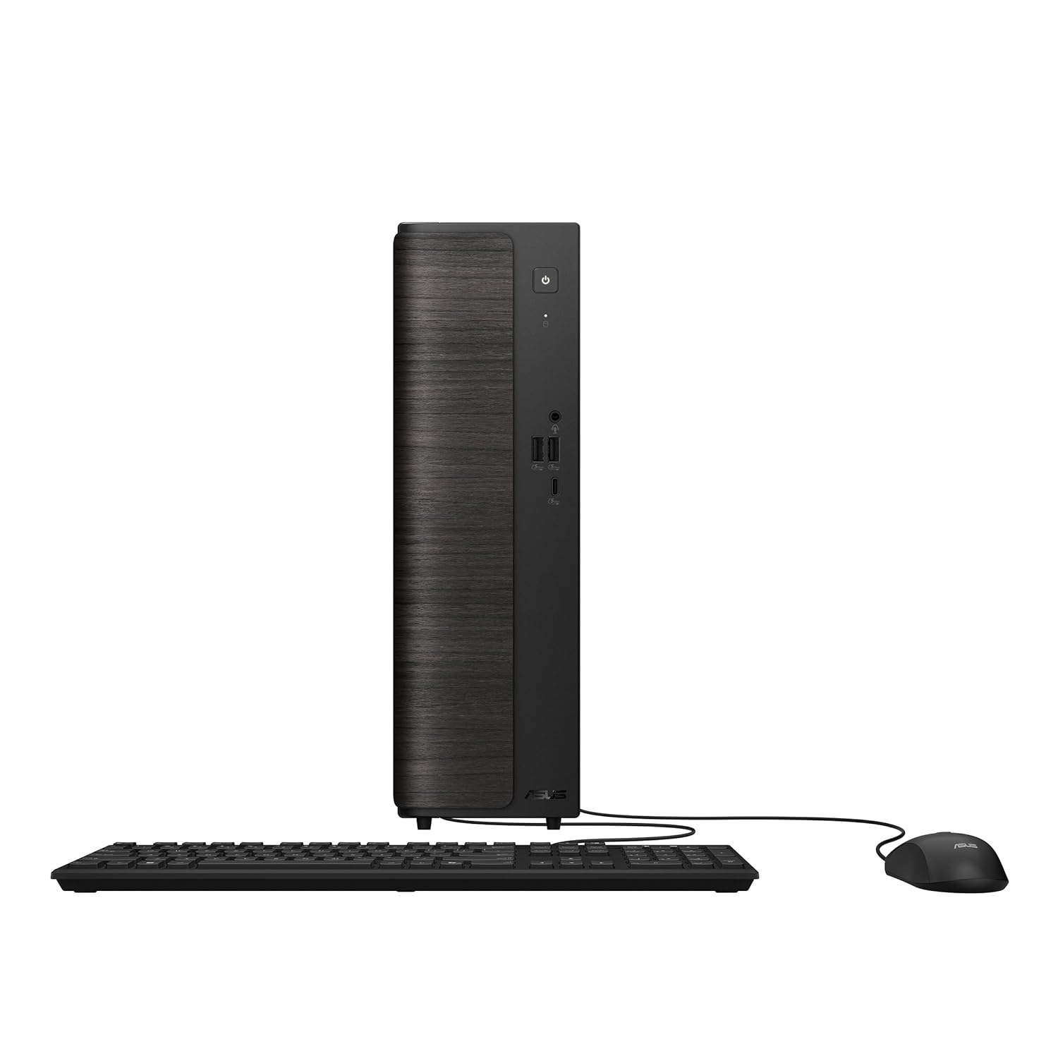 ASUS V500 (2026), Intel Core 3 100U (14th Gen),Intel UHD iGPU,8GB RAM,512GB SSD,Windows 11 Home, M365 Basic(1 Year),Office 2024, Black, 5.06 Kg,V501SV-03100U005WS,with wired Keyboard & Mouse, Tower PC