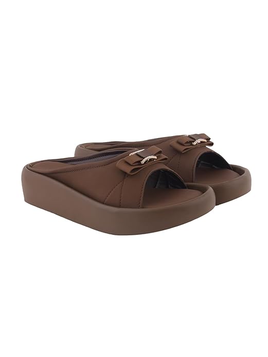 Shoetopia Women’s Heel Sandals for Women | Slip-On Casual Sandals | Lightweight Comfortable Open Toe Everyday Footwear