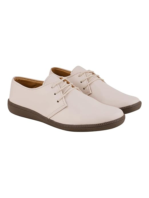 Shoetopia Women’s Casual Lace-Up Shoes | Lightweight Everyday Sneakers for Women | Comfortable Flat Walking Shoes | Stylish Daily Footwear