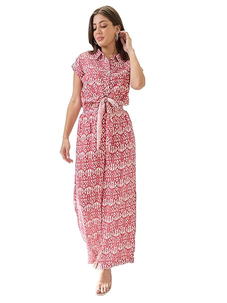 Globus Women Jumpsuit (8909389031679_Brown_L)