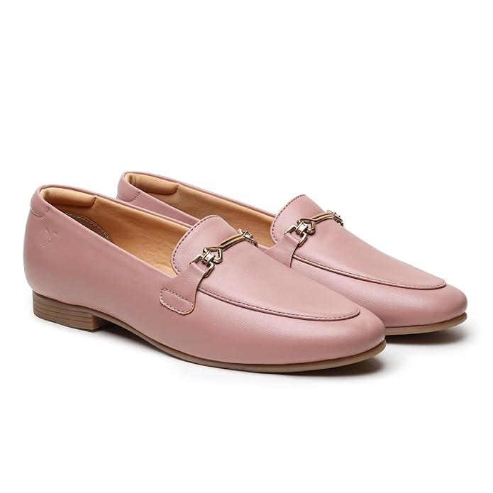 YOHO Bliss 006 Slip-on Loafers for Women | Comfortable & Stylish Flat | Fashion Moccasins with Footpharma Footbed | Perfect for Casual, Formal Shoe