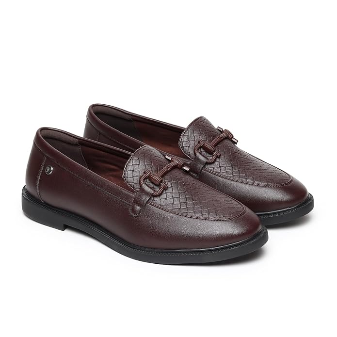 YOHO Bliss 002 Slip-on Loafers for Women | Comfortable & Stylish Flat | Fashion Moccasins with Footpharma Footbed | Perfect for Casual, Formal Shoe