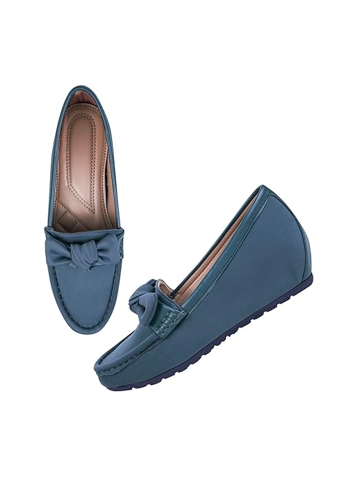 TRYME Latest Collection Comfortable Voguish Bellies Slip On Wedges Loafer for Womens and Girls