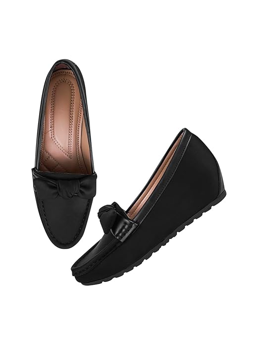 TRYME Latest Collection Comfortable Ravishing Voguish Bellies Slip On Wedges Loafer for Womens and Girls