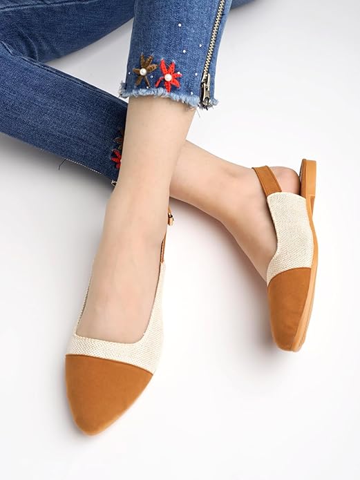 Shoetopia Jute Backstrap Tan Belly for Women & Girls /UK5