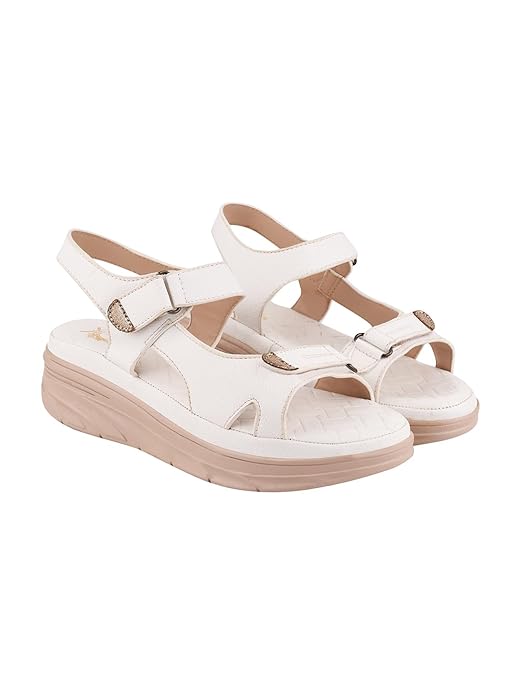 Shoetopia Women’s Comfort Sandals | Lightweight Orthopedic Wedge Sandals with Adjustable Straps & Cushioned Sole for Casual Daily Footwear