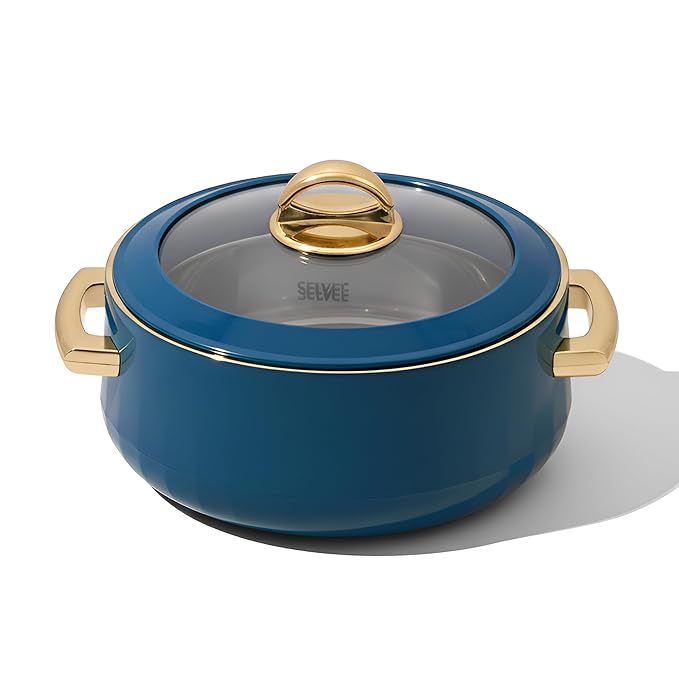 SELVEL Giving Shape to Life! Elegance Glass Lid Casserole | Premium Stainless Steel Insulated Hot Pot | See-Through Lid | Keeps Food Hot & Fresh (1700 ML, Emerald Green)