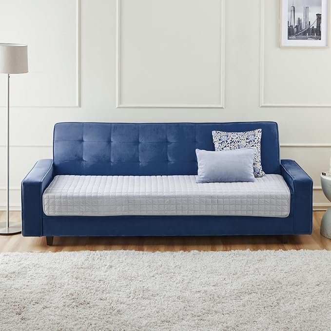 Amazon Basics – Flannel (Polyester) Quilted Make Your Own Sofa Cover |70 x 180 cm| Microfiber Sofa Slipcover | 350 GSM (3 Seater)