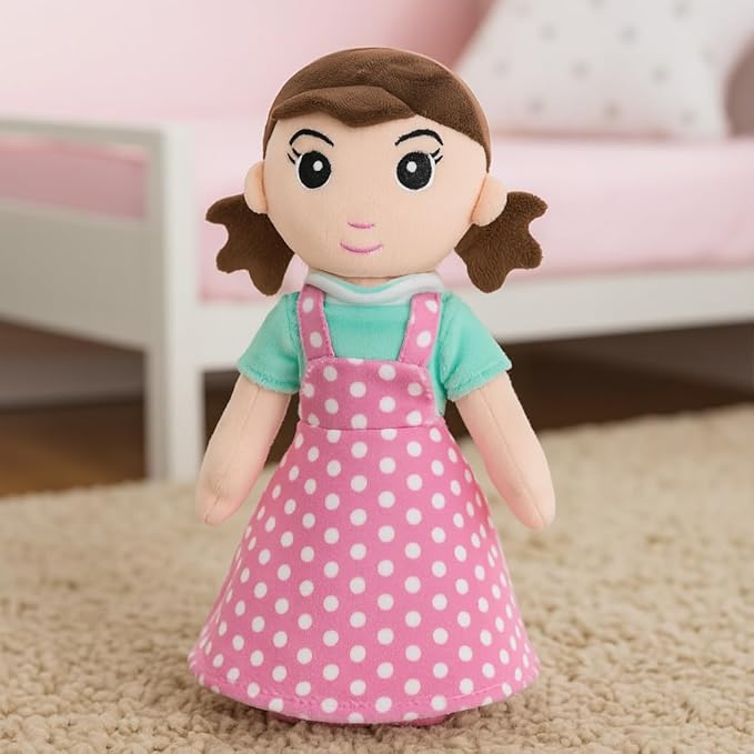 Amazon Brand - Jam & Honey Dancing Animals EVA Doll | 34 cm Musical Plush Toy | Dancing Motion & Music | Soft & Safe | BIS Certified | Pretend Play Toy for Kids