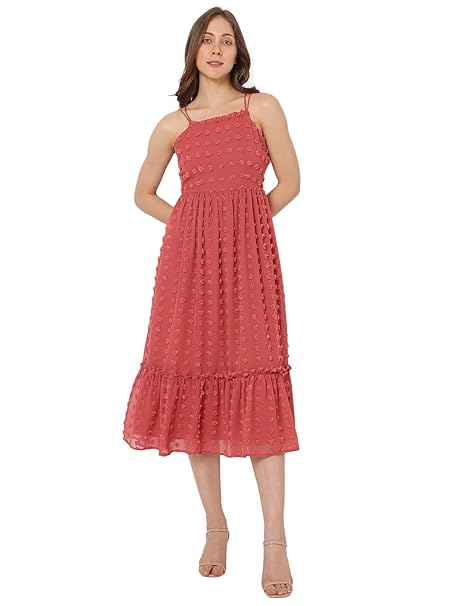 VERO Moda Midi A-Line Dress for Women