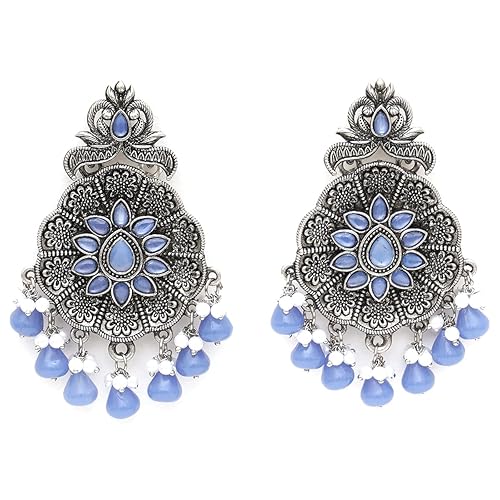 Karatcart Gold Plated Long Dangler Earrings for Women