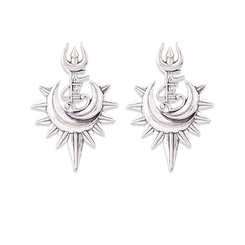Voylla Aham Brahmasmi Shakti and Trishul Earrings
