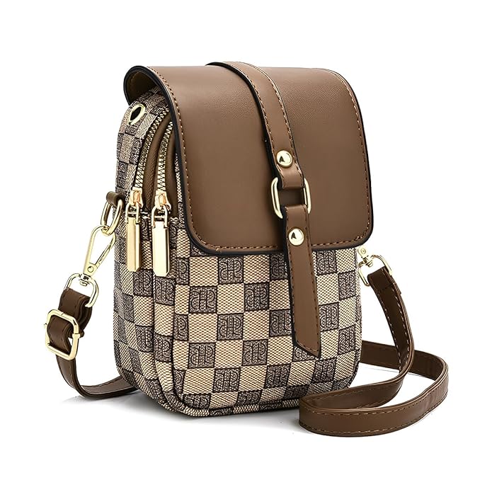 PALAY® Sling Bags for Women Latest |Crossbody Bag | Phone Bag Stylish PU Leather with Kurtis | Mobile Cell Phone Holder Pocket Purse Wallet Mini Shoulder Bags Ideal Gift for Women