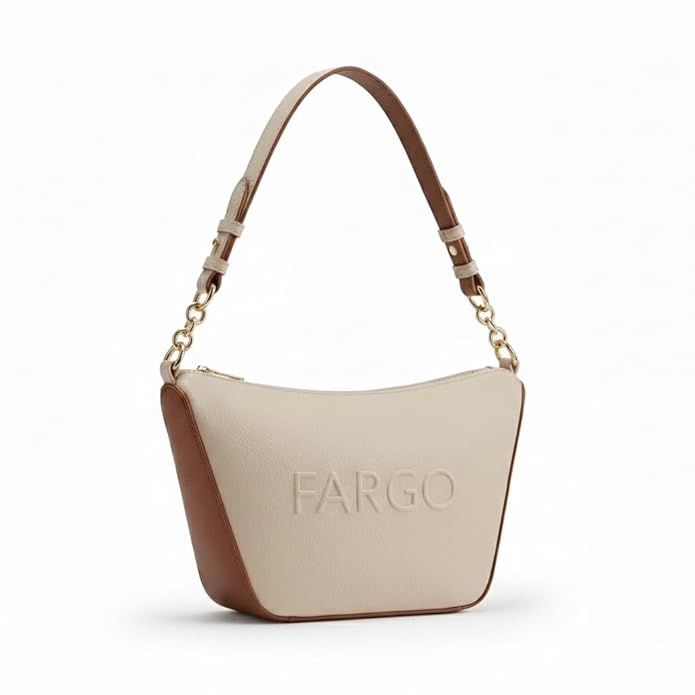 Fargo Vista Shoulder Bag for Women | Zip Closure, RFID Pockets, Vegan Leather, YKK Zip | Stylish Shoulder Bag for Office, Travel & Events | Made in India