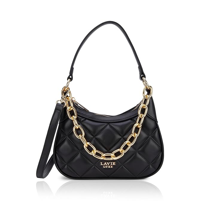 Lavie Luxe Women's Fluffy Small Hobo Bag | Hobo Handbag for Work | Ladies purse | Stylish Shoulder Bag | Gift For Women