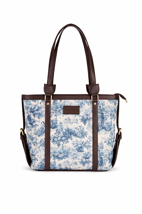 FUOCO Purse for Women Handbag| Office Shoulder Laptop Bag, College & Shopping | Stylish PU Vegan Leather Sling with Zipper | Big Side Bag | Everyday Travel Tote Party Purse