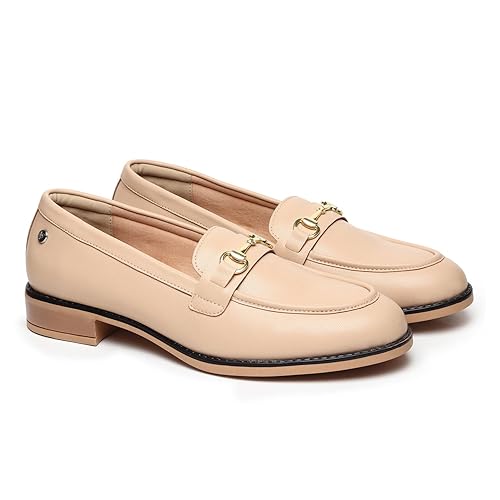 YOHO Bliss 003 Slip-on Loafers for Women | Comfortable & Stylish Flat | Fashion Moccasins with Footpharma Footbed | Perfect for Casual, Formal Shoe