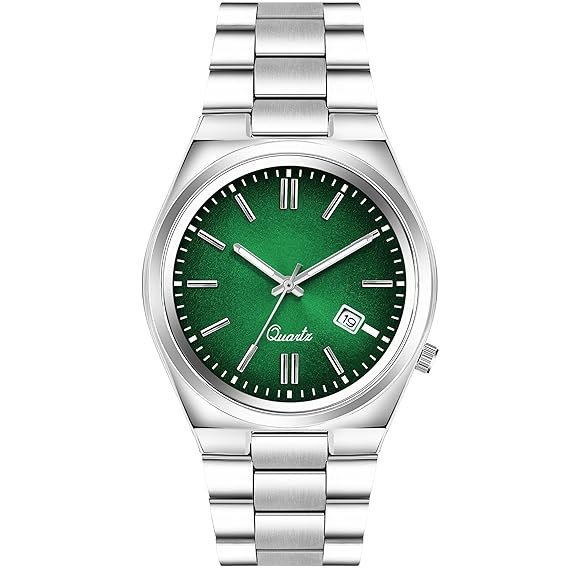 Acnos Classic Stainless Steel Quartz Watch Collection for Men & Women | Date Display, Luxury Minimal Dial
