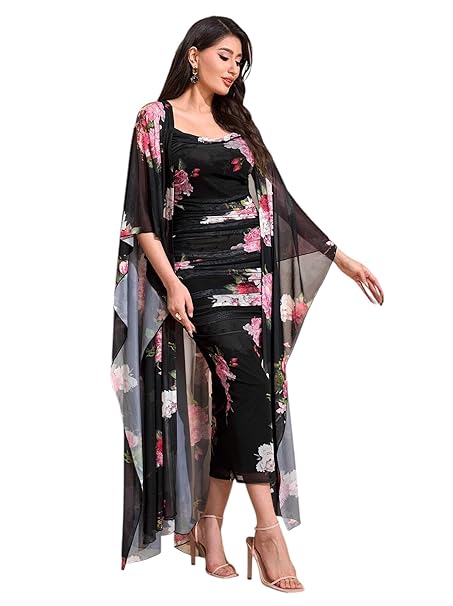 LITZO Dress for Women || Western Dresses for Women || One Piece Maxi Dress (L-32-34)