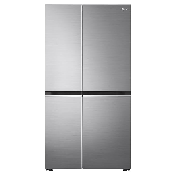 LG 694 L Frost-Free Smart Inverter Compressor Side-By-Side Refrigerator Appliance (GC-B257SLUV, Platinum Silver III, DoorCooling+, Hygiene Fresh+, Express Freeze, 2022 Model)