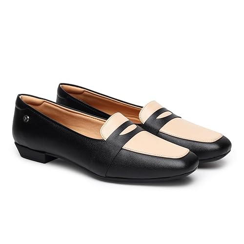 YOHO Bliss 005 Slip-on Loafers for Women | Comfortable & Stylish Flat | Fashion Moccasins with Footpharma Footbed | Perfect for Casual, Formal Shoe