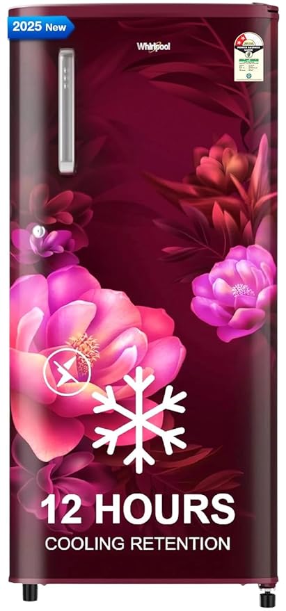 Whirlpool 184 L 2 Star Direct-Cool Single Door Refrigerator (205 WDE PRM 2S WINE SERENA-Z)