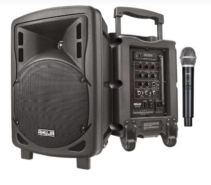 Ahuja BTA 550 Wireless Bluetooth Portable 30 Watt PA Speaker, Black
