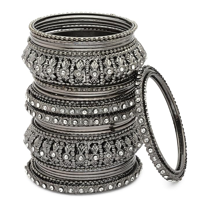 Shining Diva Fashion Latest Antique Set of 26 Stylish Traditional Bangle for Women