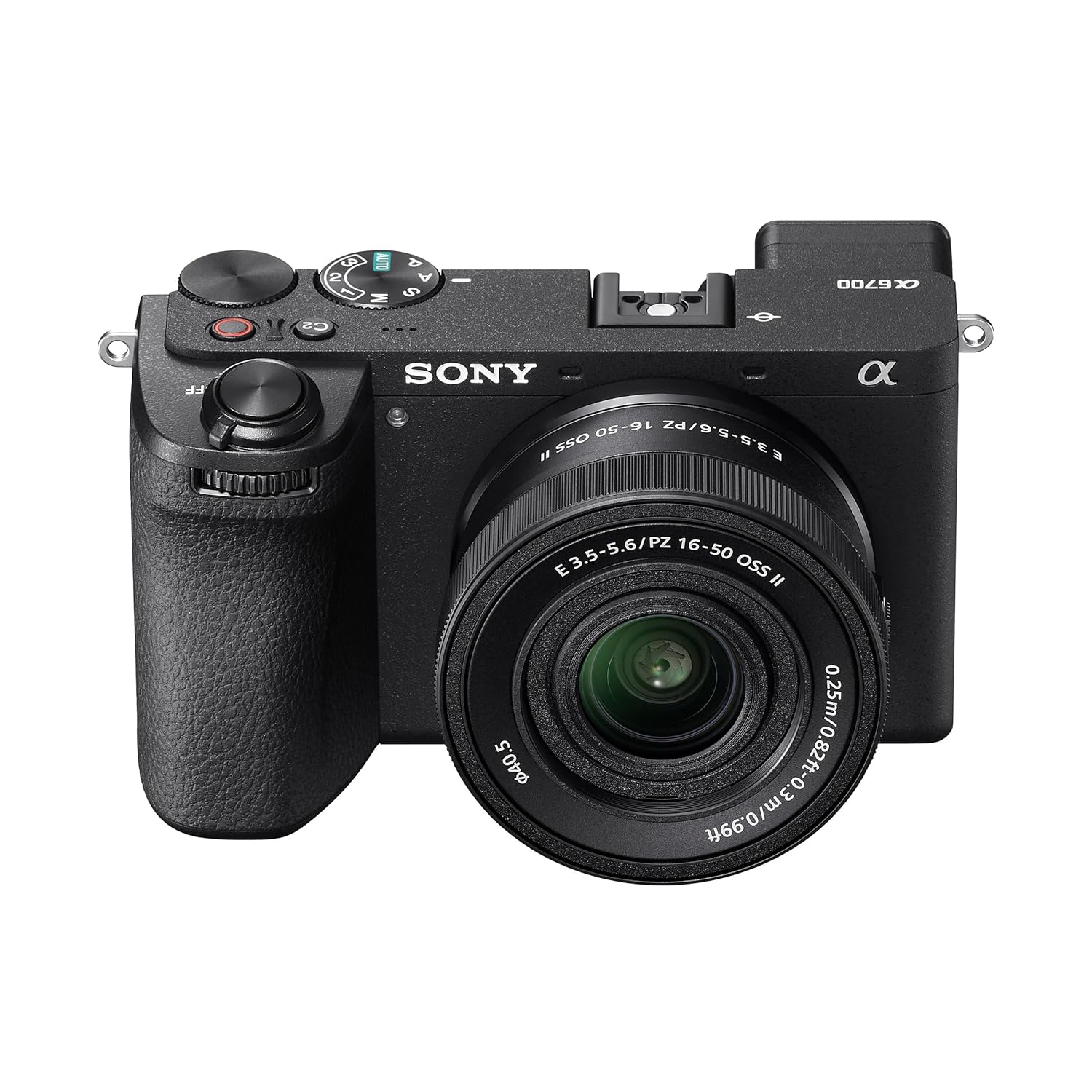 Sony Alpha ILCE-6700K (Previously ILCE-6700L) with Upgraded SEL16-50 (Ver 2) Power Zoom Lens | APS-C Interchangeable-Lens Mirrorless Camera |26.0 MP 4K 60p Recording - Black