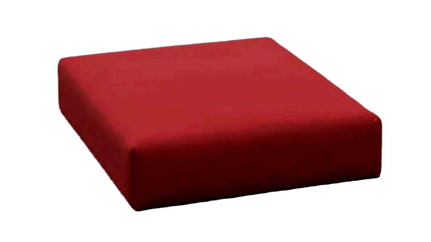 Premium 32 Density Sofa Gaddi Set | Seat & Back Cushions 22x21x5 Inch | Durable, Non-Sag Foam with Removable Cover | Maroon - 17