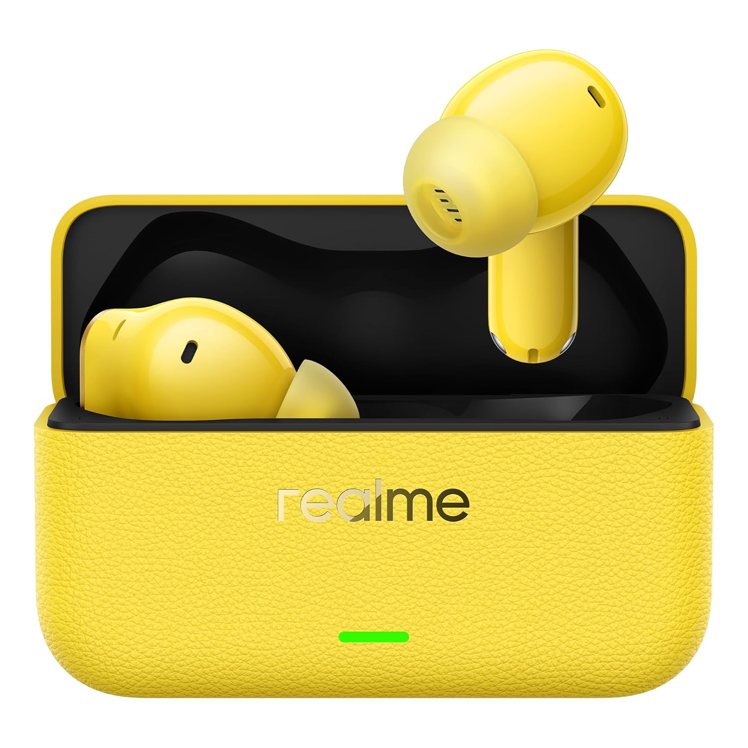 realme Buds T500 Pro TWS Earbuds with 12.4mm Drivers, Upto 50dB ANC,3D Spatial Audio, 56H Playtime, AI ENC, IP55 Rating, and 45ms Low Latency BT 6.1 (Lemon...