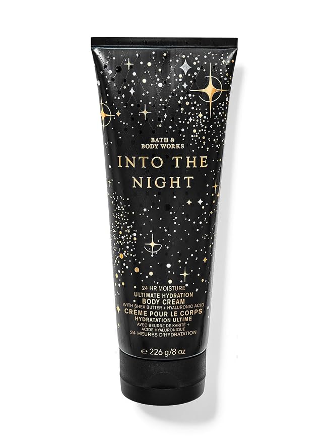 Bath & Body Works Into The Night Ultimate Hydration Body Cream | Moisturizer for Soft, Glowing Skin |Nourishing Body Lotion for Women | With Shea Butter & Hyaluronic Acid|48 Hour Moisture| 226g/8oz