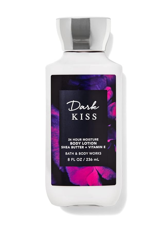 Bath and Body Works Dark Kiss Body Lotion for Women 236ml |Shea Butter + Coconut Oil for 24 hour moisture| Daily Scented Moisturizer for All Skin Types