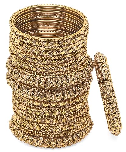 Shining Diva Fashion Latest Set of 28 Stylish Traditional Bangle for Women