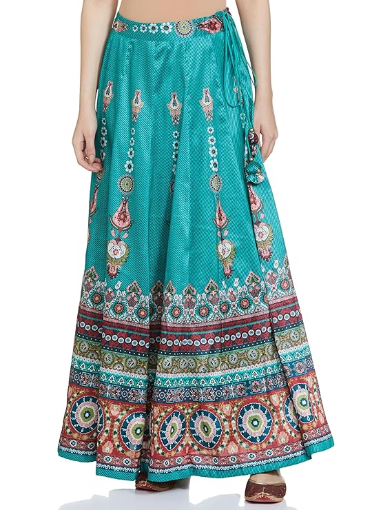 BIBA Women Art Silk Skirt