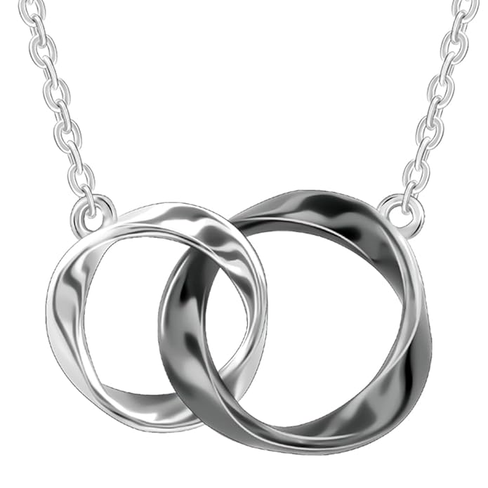 GIVA 925 Silver Eternal Knot Pendant With Link Chain, Adjustable | Gifts for Women and Girls | With Certificate of Authenticity and 925 Stamp | 6 Months Warranty