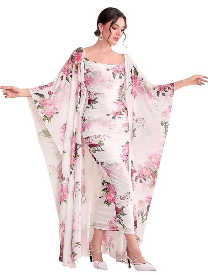 LITZO Dress for Women || Western Dresses for Women || One Piece Maxi Dress (L-32-34)