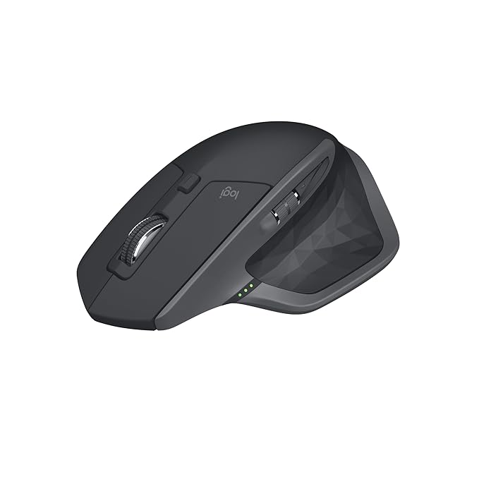 Logitech MX Master 2S Bluetooth Edition Wireless Mouse, Multi-Surface, Hyper-Fast Scrolling, Ergonomic, Rechargeable, Connects Up to 3 Mac/PC Computers