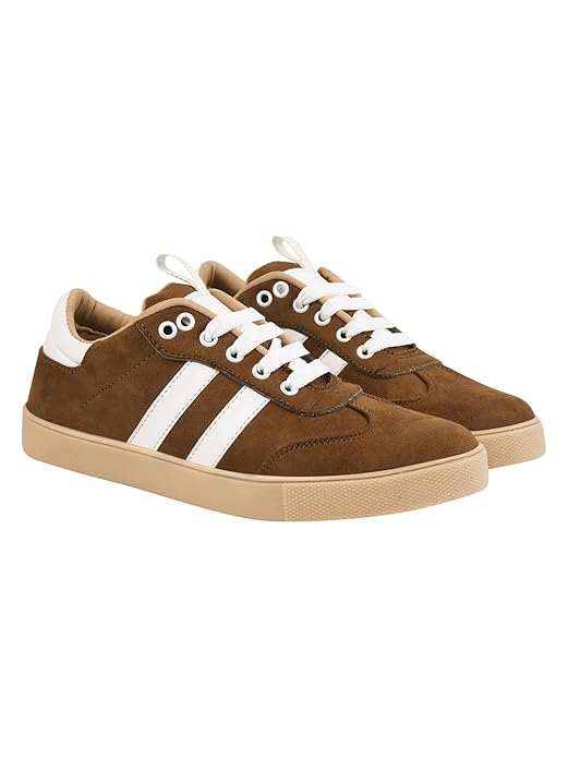 Shoetopia Women's Casual Sneakers || Stylish Lace-Up Sports Shoes with Comfortable Sole || Lightweight Daily Footwear Walking & Running Shoes