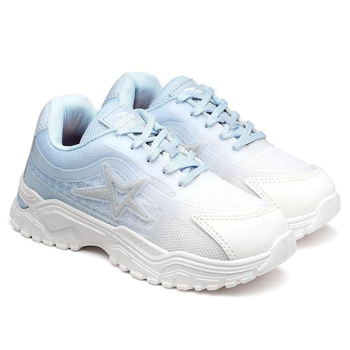 ASIAN Women FLORA-04 Casual wear Running Shoes with Laces for Ladies, Lightweight and Comfortable Shoes Gym and Sports Shoes for Women & Girls with Stylish and Trendy Design