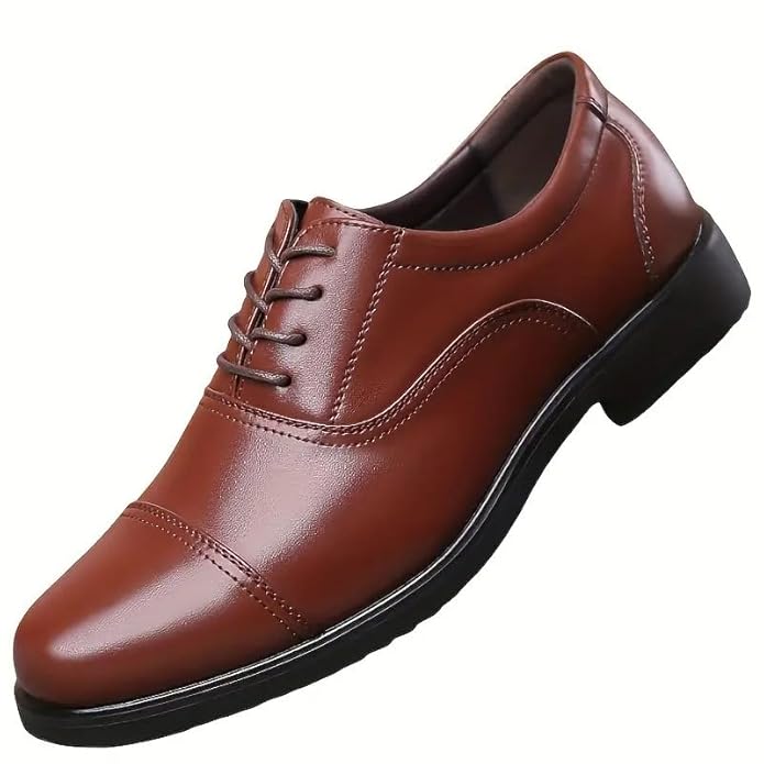 Centrino Men's Formal Shoes | Shoes for Men Formal | Lace-Up Oxford with Cushioned Insole | Lightweight Comfortable | Premium Leather Shoes for Man Stylish | Mens Shoes for Office Business (9565)